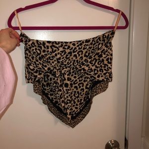 Cheetah crop top